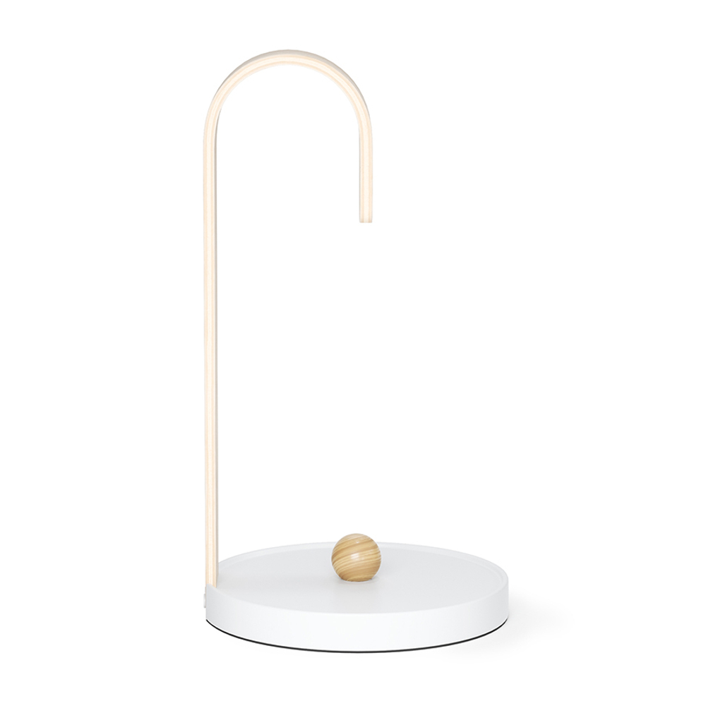 Держатель для бумажных полотенец bellwood, белый/натуральное дерево