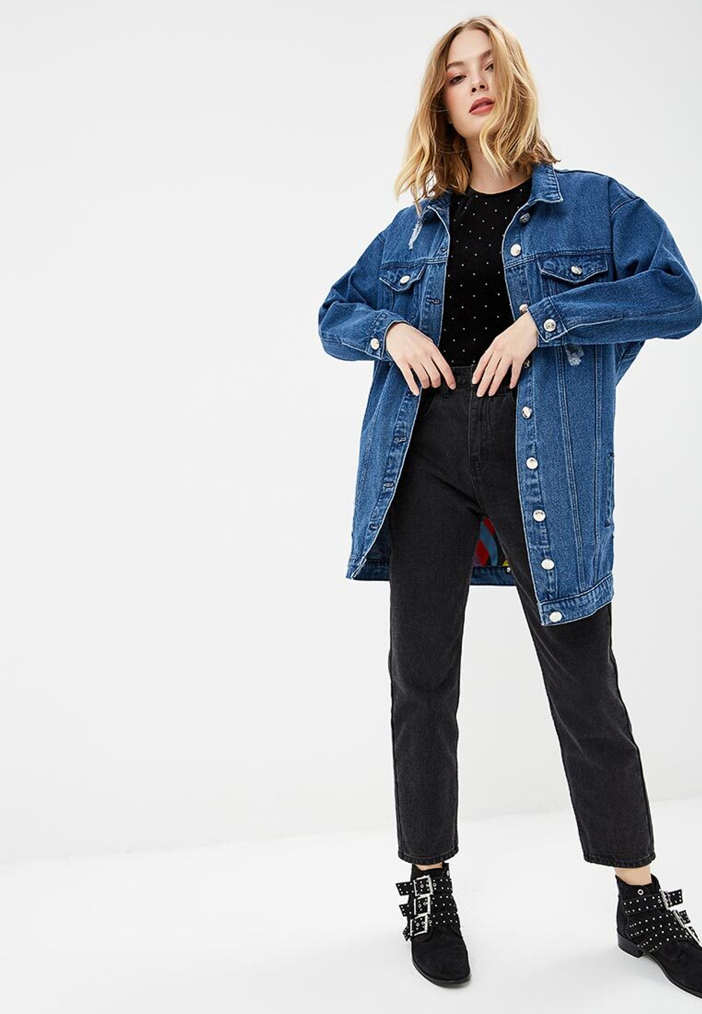 LIGVIANNI Джинсовая куртка Denim Jacket Dragon