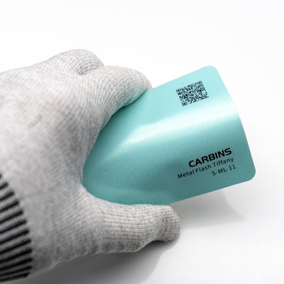 Веер образцов виниловой цветной пленки Carbins