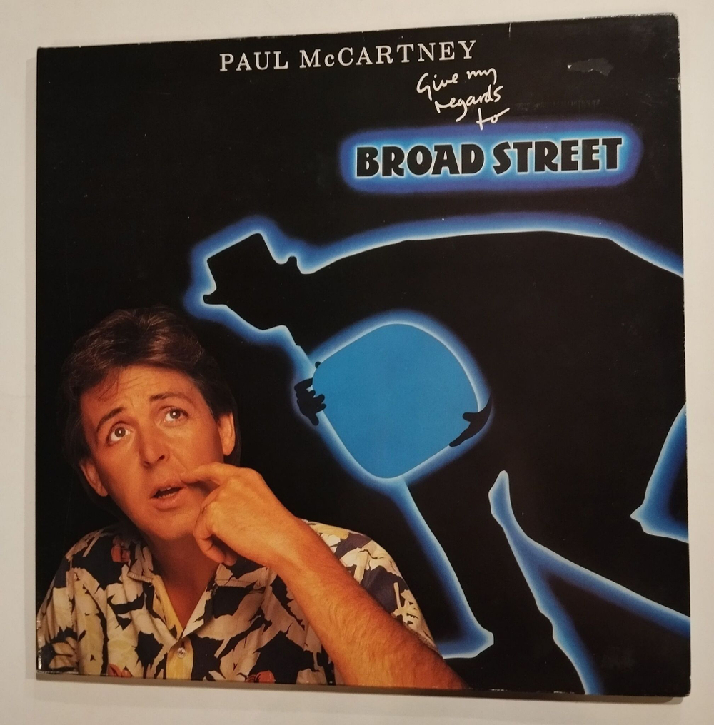 Винтажная виниловая пластинка LP Paul McCartney Give My Regards To Broad Street (UK 1984)
