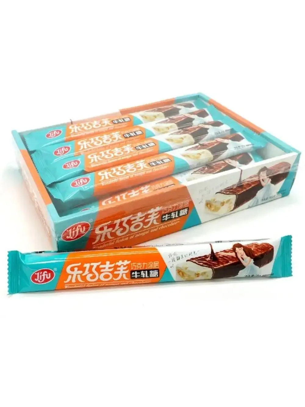 Батончик нуга в шоколаде с орешками 25 г * 20 шт