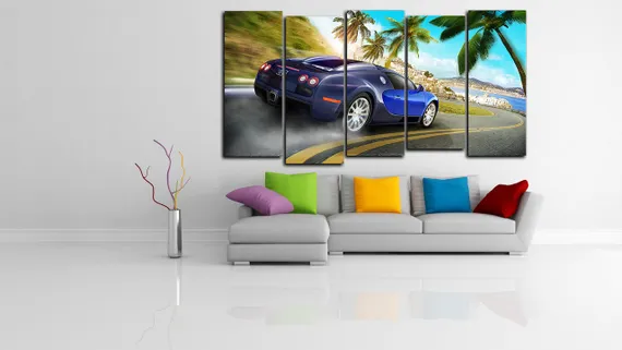 Модульная картина "Bugatti Veyron"