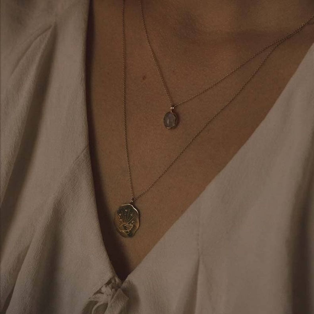 Подвеска Молитва овал