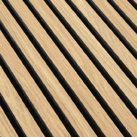 Акустическая панель РП 27 мм Белый дуб, 278x60 см