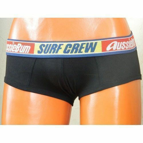 Мужские трусы брифы черные Surf Crew Aussiebum AB00104