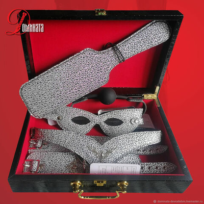 Подарочный БДСМ-набор "Серебряный Сон" , 5 предметов