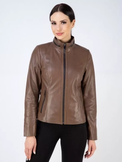 Куртка кожаная демисезонная