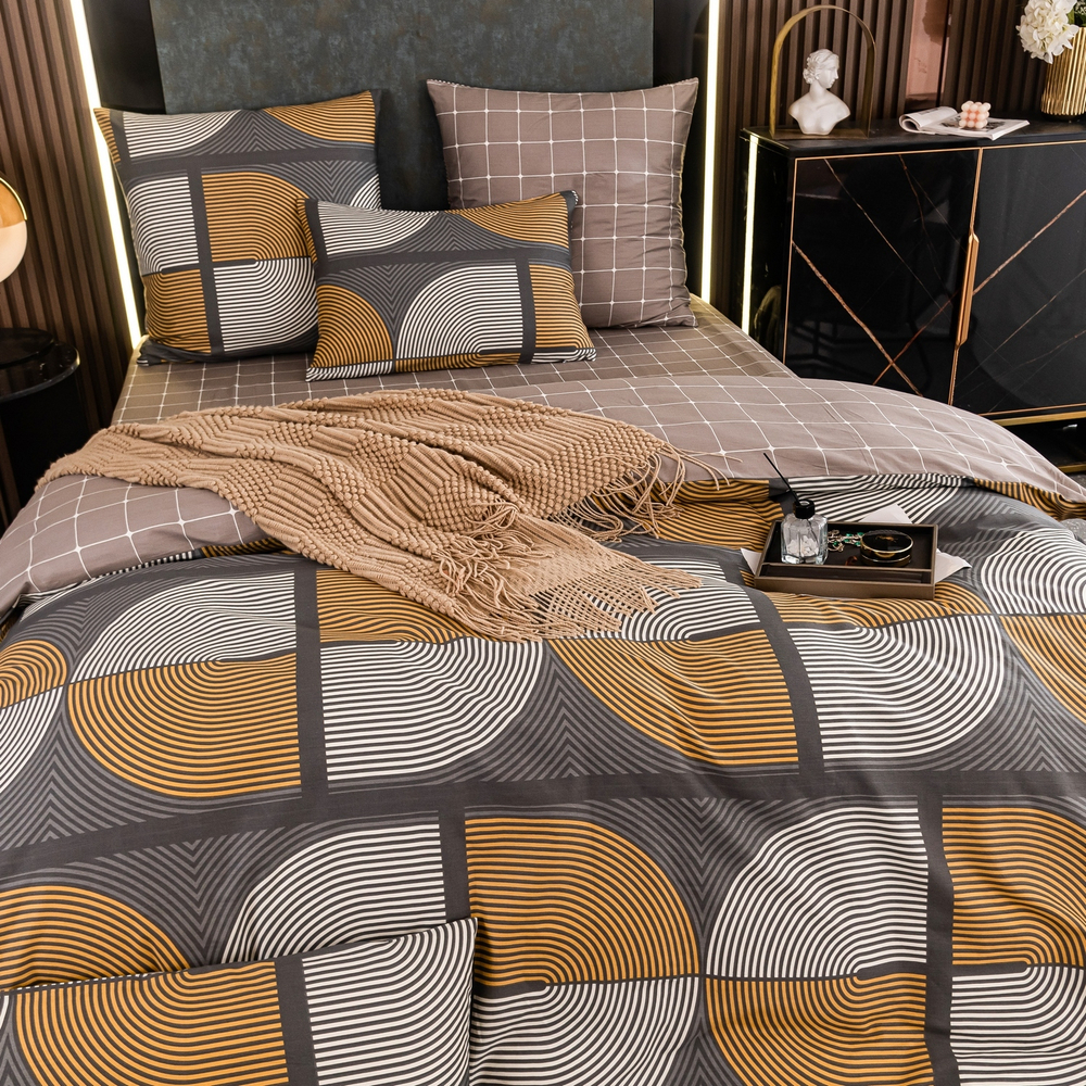 Комплект постельного белья Люкс Сатин 100% хлопок A343