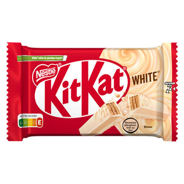 Шоколадный батончик KitKat 4 Finger White с белым шоколадом, 41,5 г (Польша)