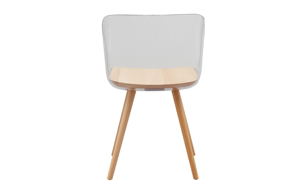 Стул PC-S097A прозрачный/бук