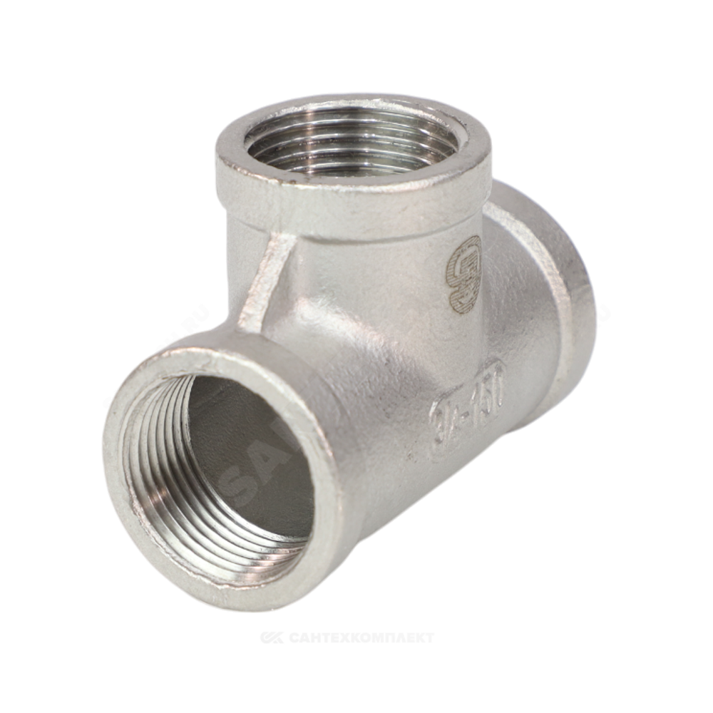 Тройник сталь нерж Ду 40 (1 1/2") ВР Benarmo