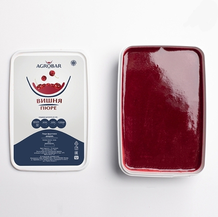 Пюре Вишня Агробар замороженное, 250 гр