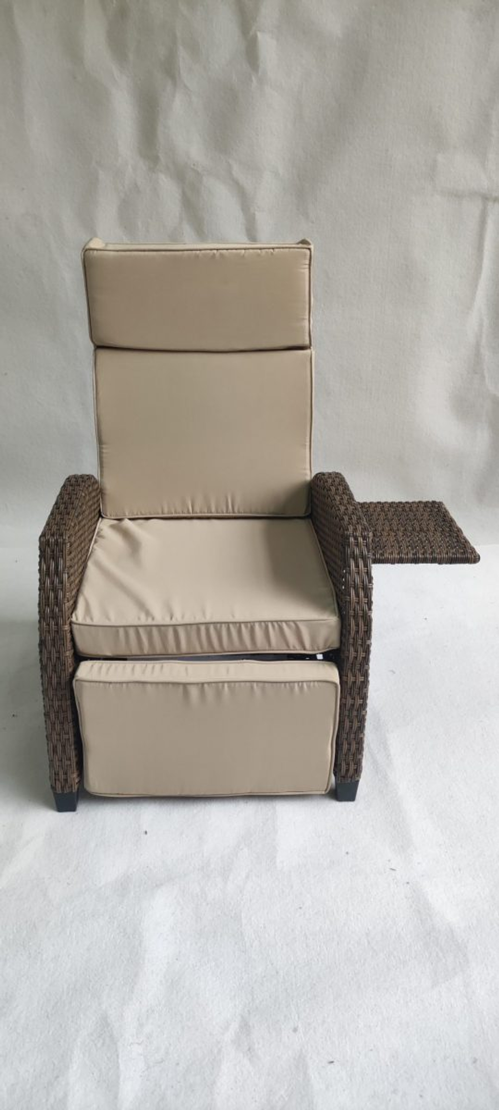 Кресло реклайнер плетеное из ротанга Гранд Патио «Grand Patio» — Шоколад