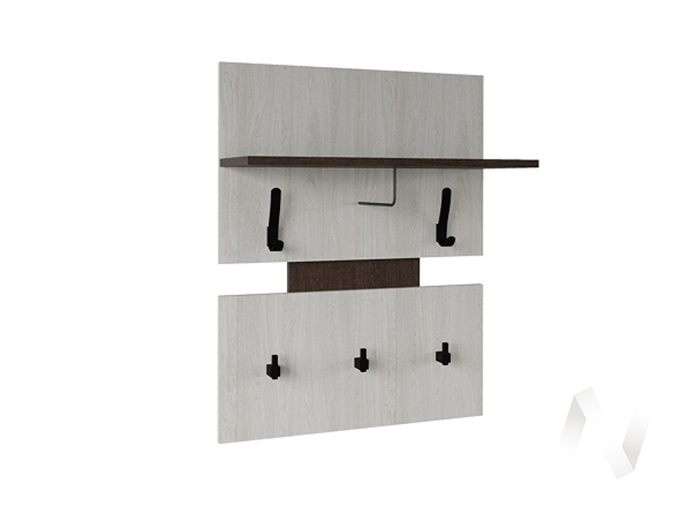 Вешалка МВ-30 Прихожая Модена (ясень анкор светлый/венге)