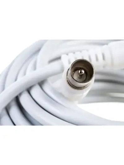 Антенный удлинитель 3с2v белый L=10м. штекер-штекер