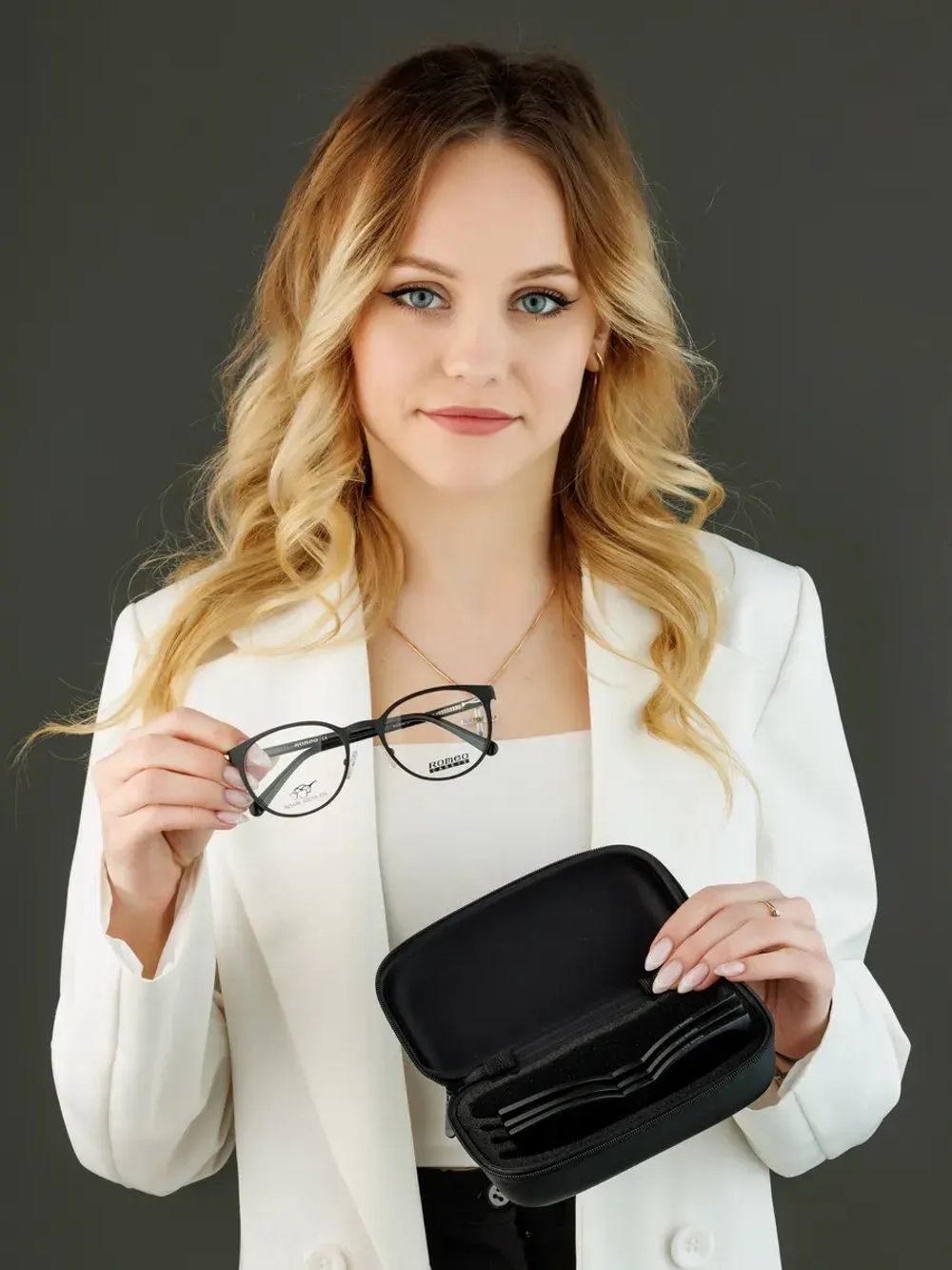 Оправа для очков с магнитными накладками 4в1