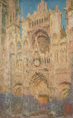 Руанский собор вечером, Моне, Клод, картина (репродукция), Настене.рф