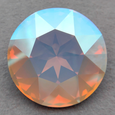 Swarovski 1201 Round FS, White Opal Shimmer F