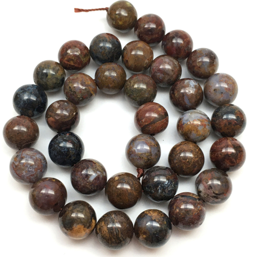 Петерсит 12 мм, бусины - шарики