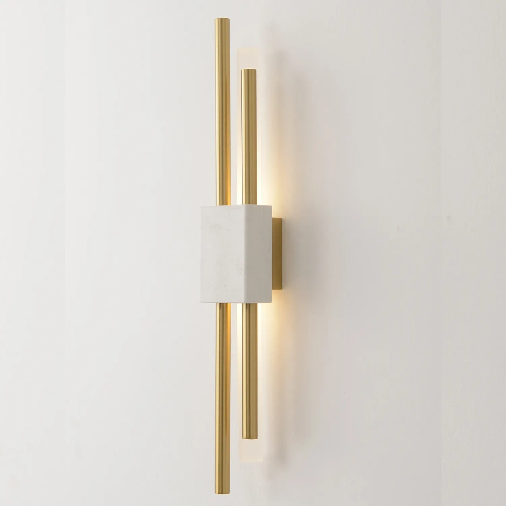 Бра Crystal Lux CARTA AP6W LED WHITE/BRASS