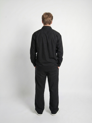 Брюки мужские "Летний ветер", цвет черный