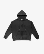 Худи Zip black/dye черное