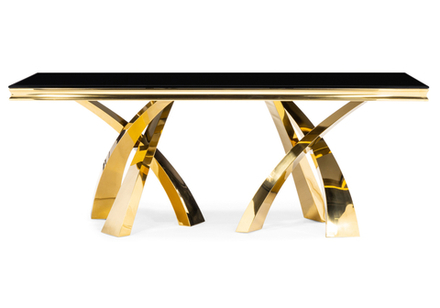 Обеденная группа Woodville Иге black, gold