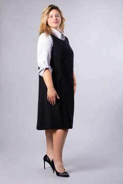 Сарафан женский 3730зп, черный #70Ч083730зп