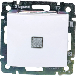 Legrand выключатель 4410 с рамкой 1 белый