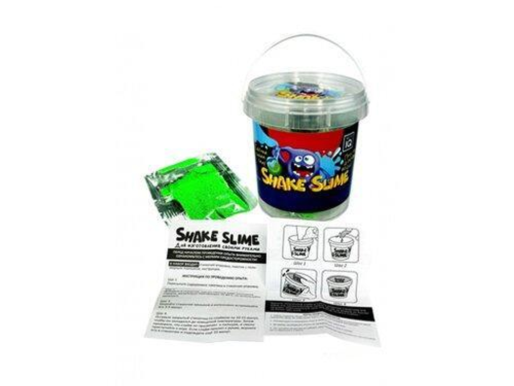 Слайм ShakeSlime арт. S01 зеленый