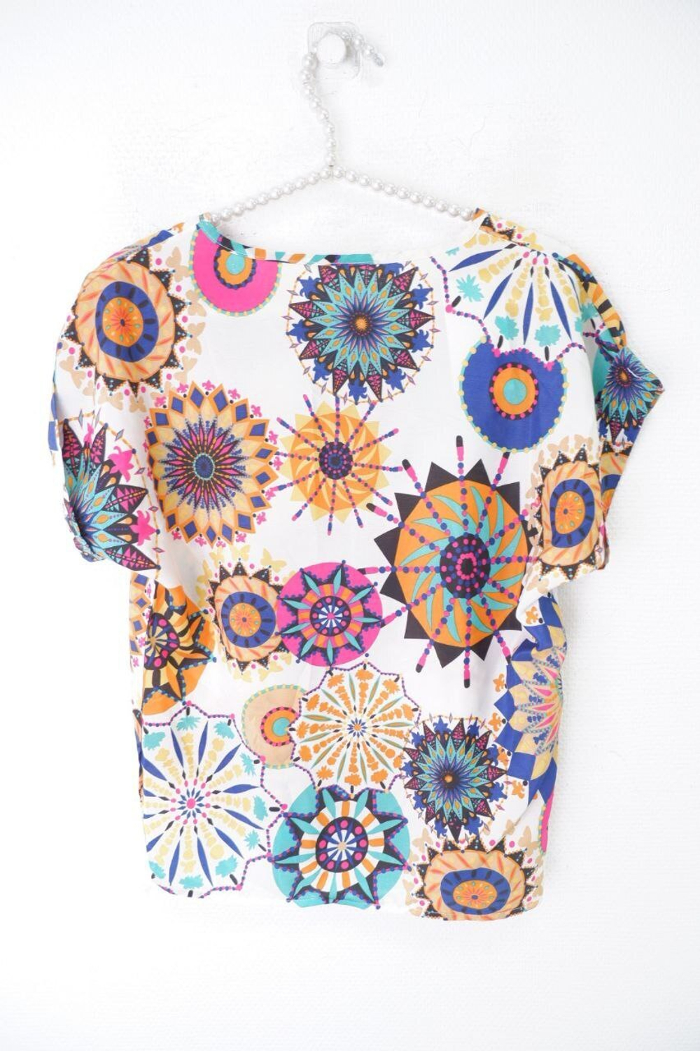 Блуза с принтом 42-44 размер