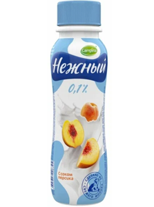 ЙОГУРТ НЕЖНЫЙ ПЕРСИК 0.1% 285ГР CAMPINA