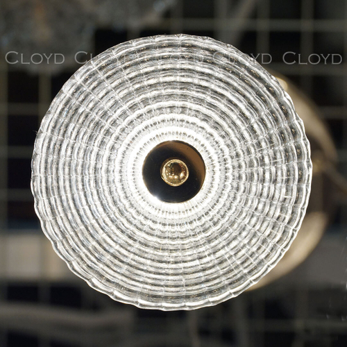 Подвесной светильник Cloyd PANORAMIC P1 / Ø20 см - золото (арт.11518)