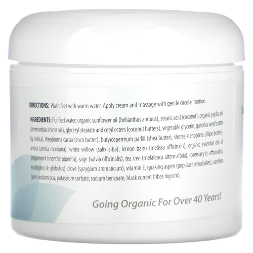 Abra Therapeutics, Крем для ног, перечная мята и ива, 126 г (4,5 унции)