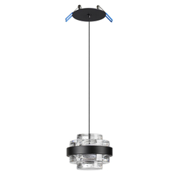 5031/6L L-VISION ODL24 000 чёрный/металл/акрил Подвес LED 6W 4000K 432лм KLOT