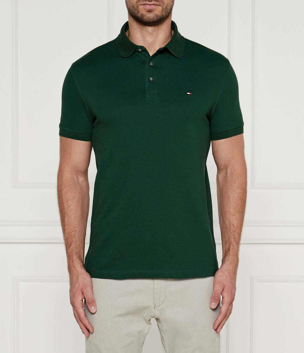 Поло 1985 Tommy Hilfiger - темно-зеленый (MW0MW17771)