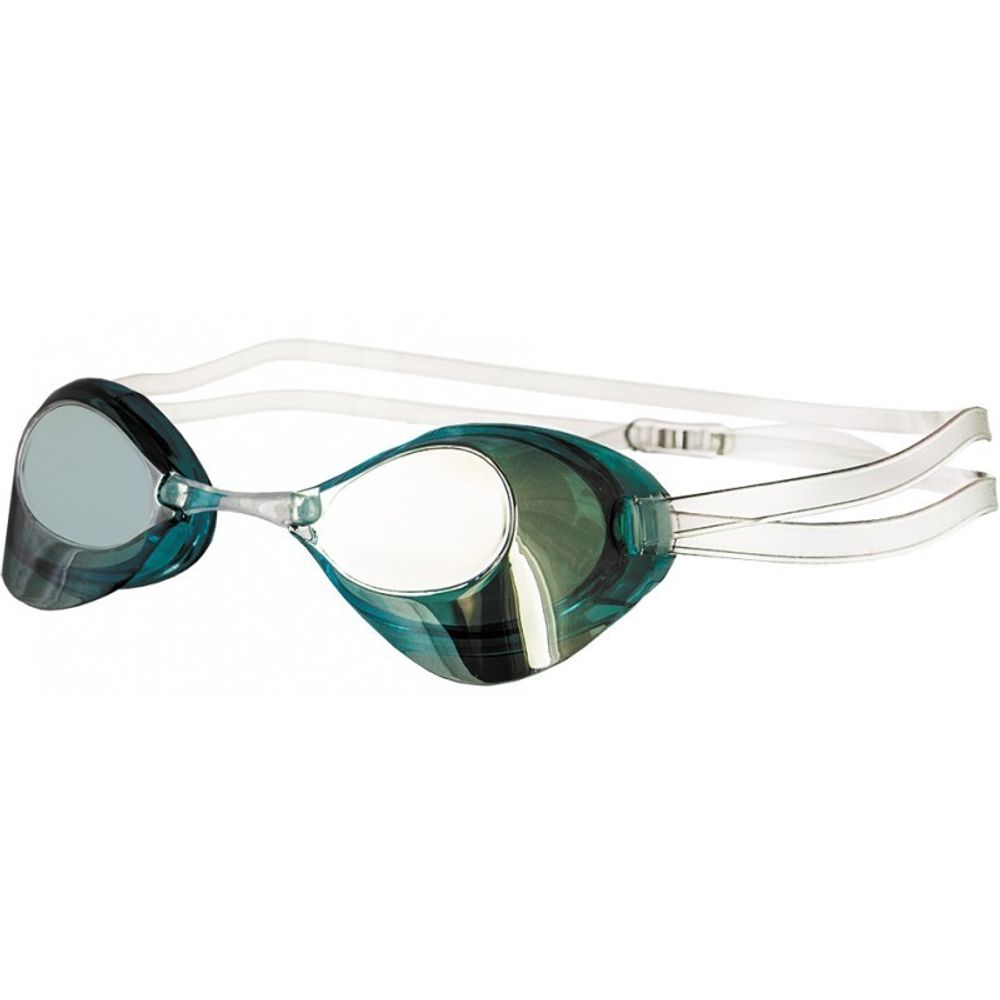 Очки для плавания Atemi зеркальные, силикон, (голубой), R302M