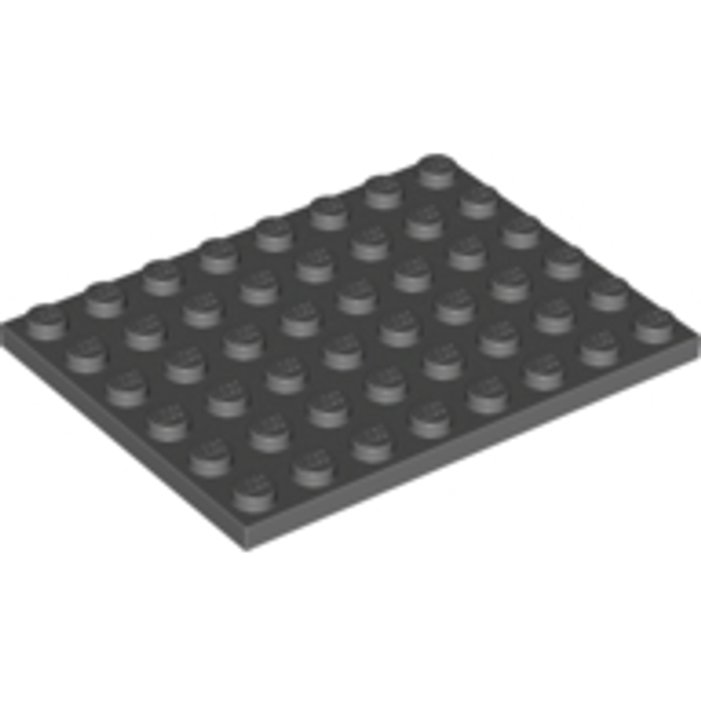 Lego Плитка 6x8 (темно-серый) 3036 / 4210794