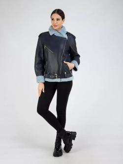 Дубленка авиатор натуральная зимняя