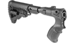 Телескопический складной приклад с амортизатором AGRF 870 FK SB, чёрный, FAB Defense