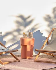 Приставной столик Vilena из терракоты Ø33 см