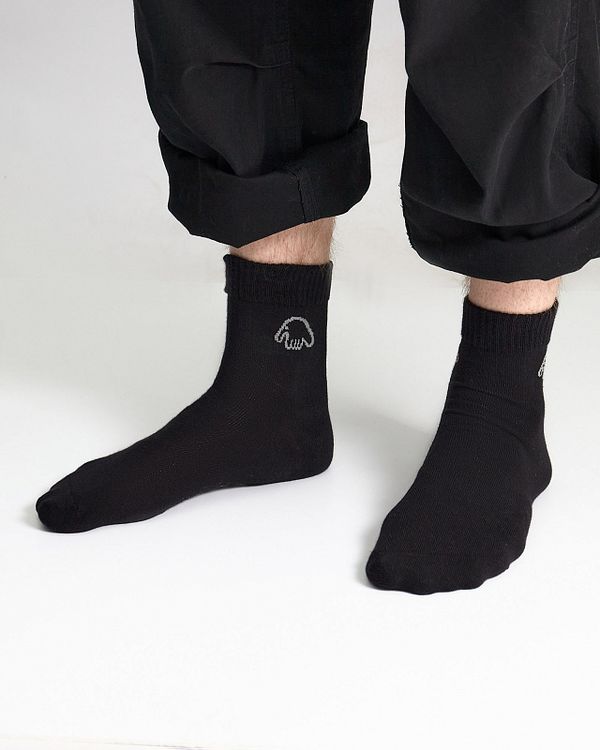 Носки Low Socks Logo Черные - фото 4