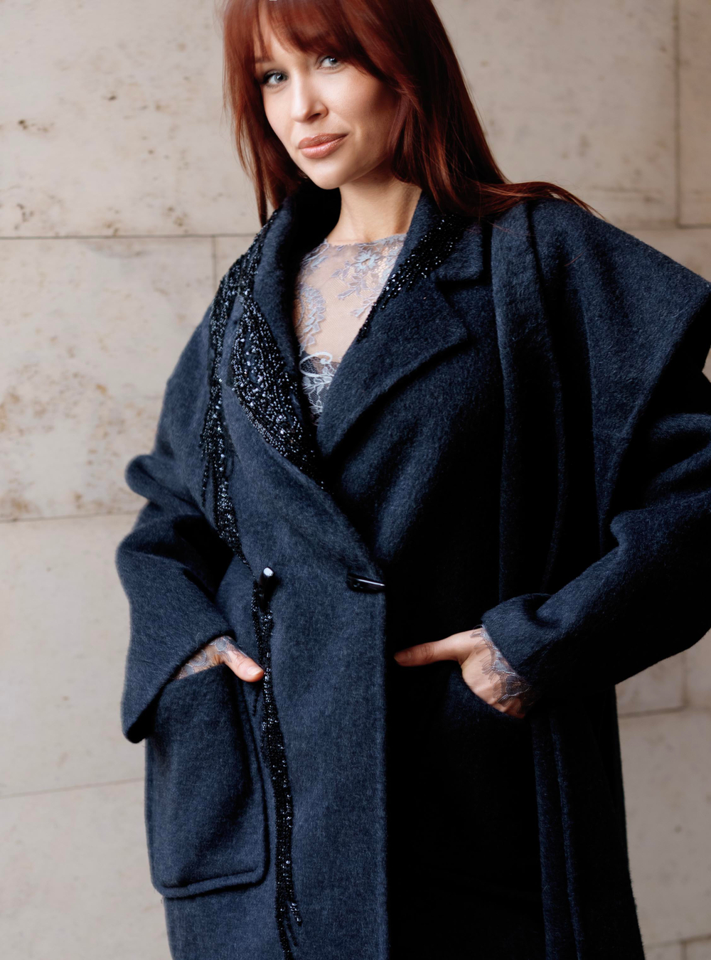 Пальто Графит