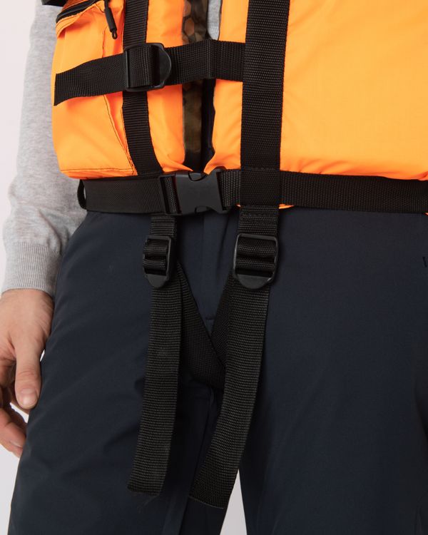 Жилет спасательный ПР Двусторонний ткань Оксфорд цвет Оранжевый/Лес