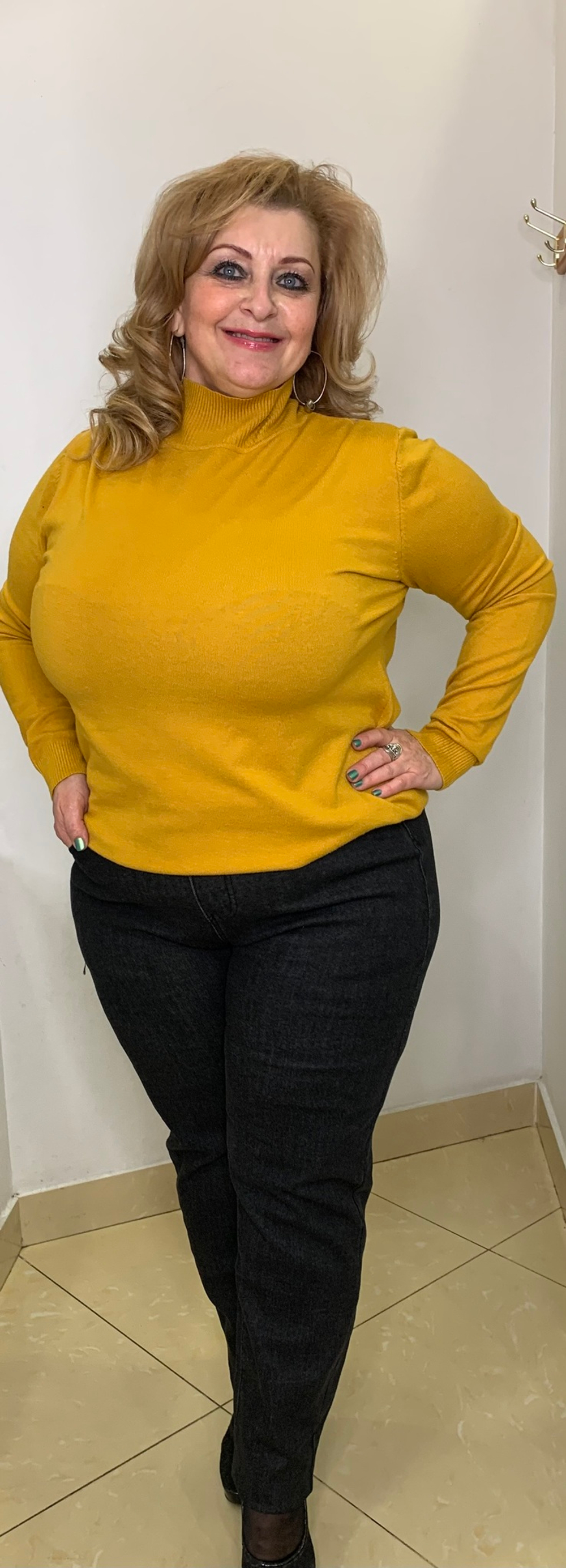 Водолазка с горловиной-стойка