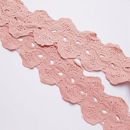 Кружево/Хлопок/К7078 персиковый