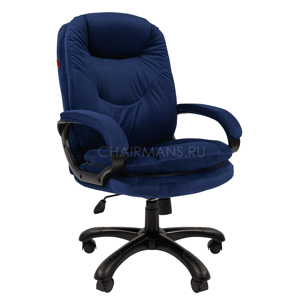Кресло руководителя Chairman Home 668 ткань синий