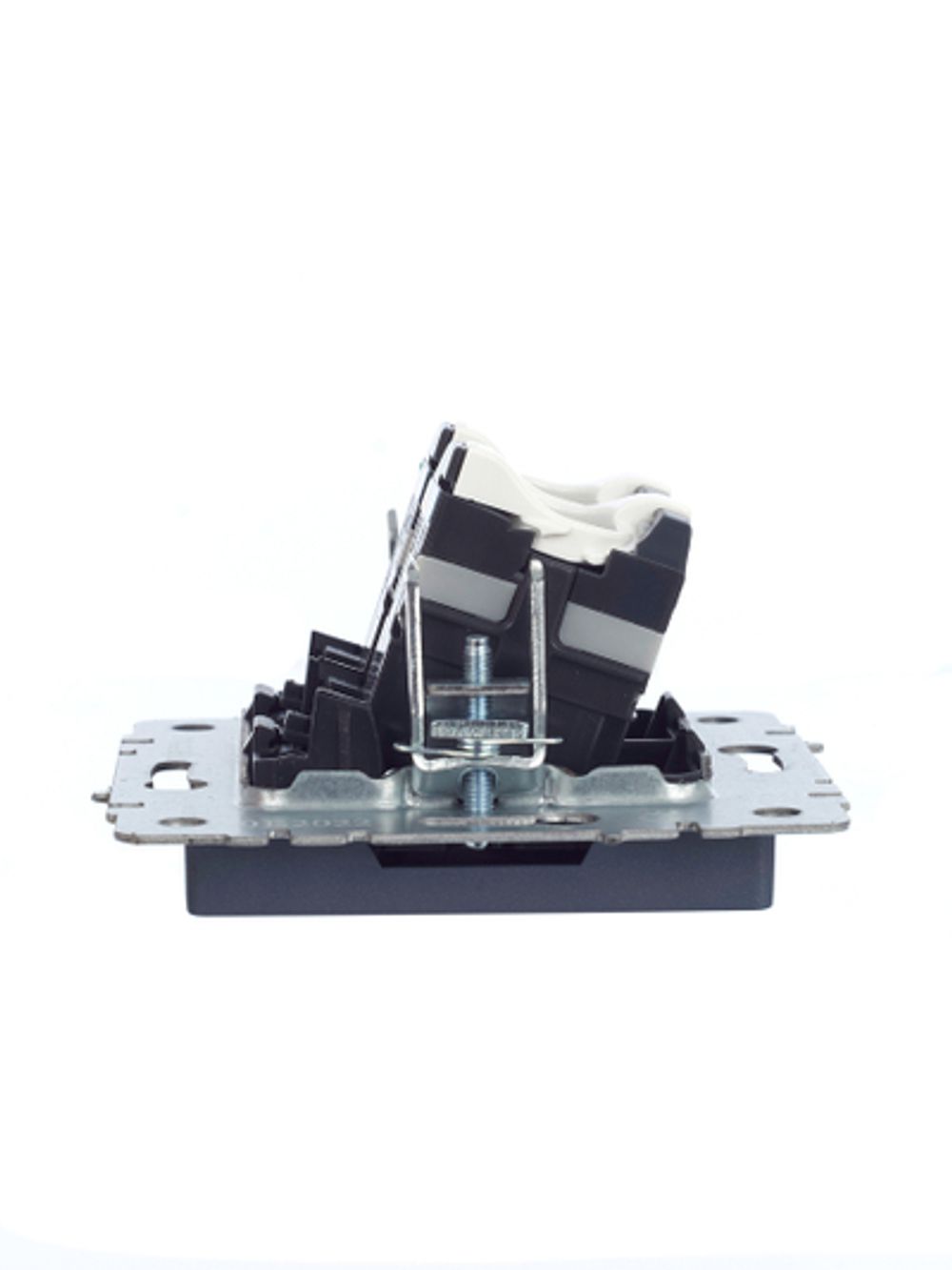 BRITE Розетка компьютерная двойная RJ45 кат.5E РК10-2-БрМ маренго IEK