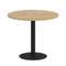 Onix Direct Стол круглый O.SPRG-1 Тиквуд Светлый/Металл Черный 900*900*750