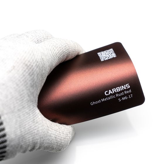 Веер образцов виниловой цветной пленки Carbins